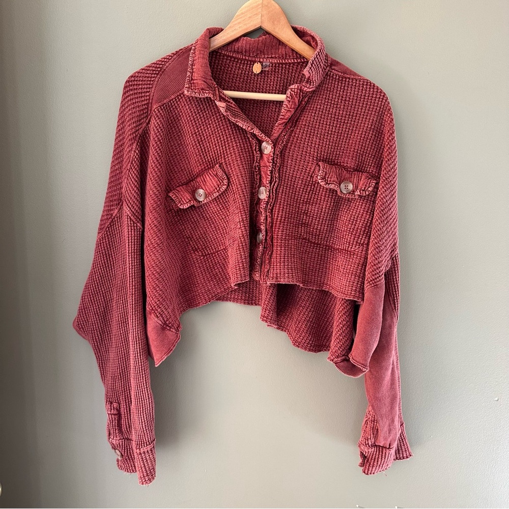 Free People FP One Scout Cropped Jacket - Picture 2 of 4